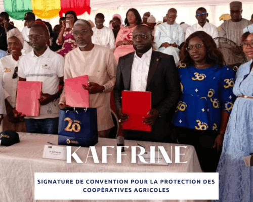 Une Convention Historique Renforce la Sécurité Agricole au Sénégal